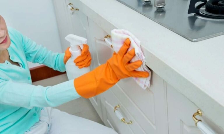 How to Clean Greasy Painted Kitchen Cabinets