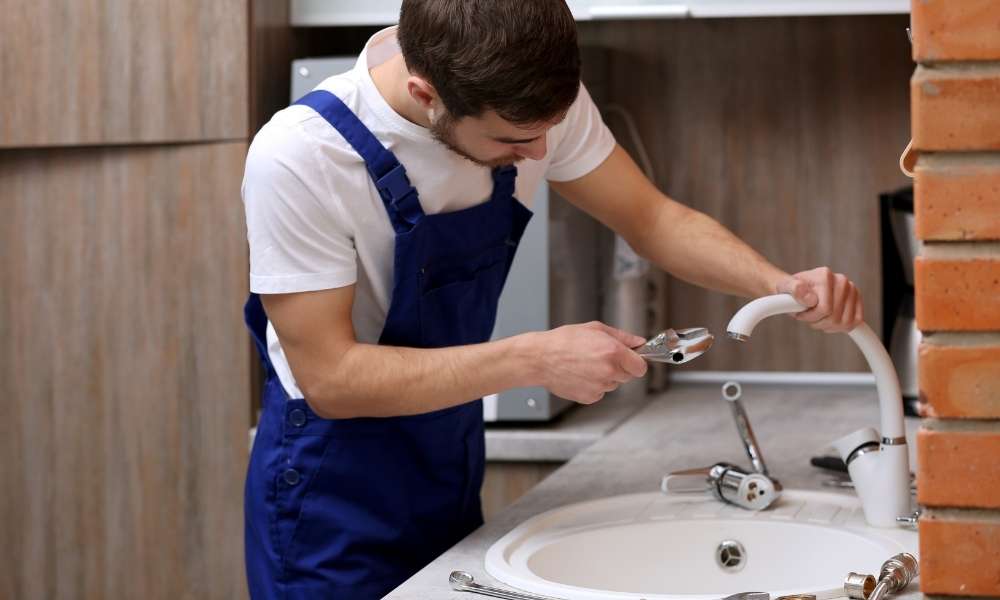 Pull Faucet And Sprayer Up And Out