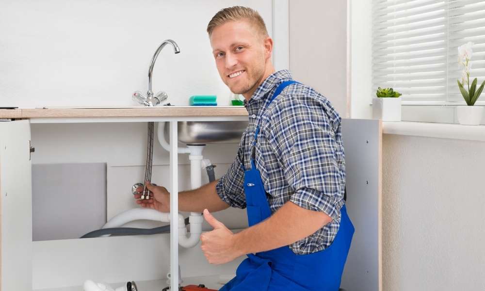 Remove kitchen sink Supply Lines