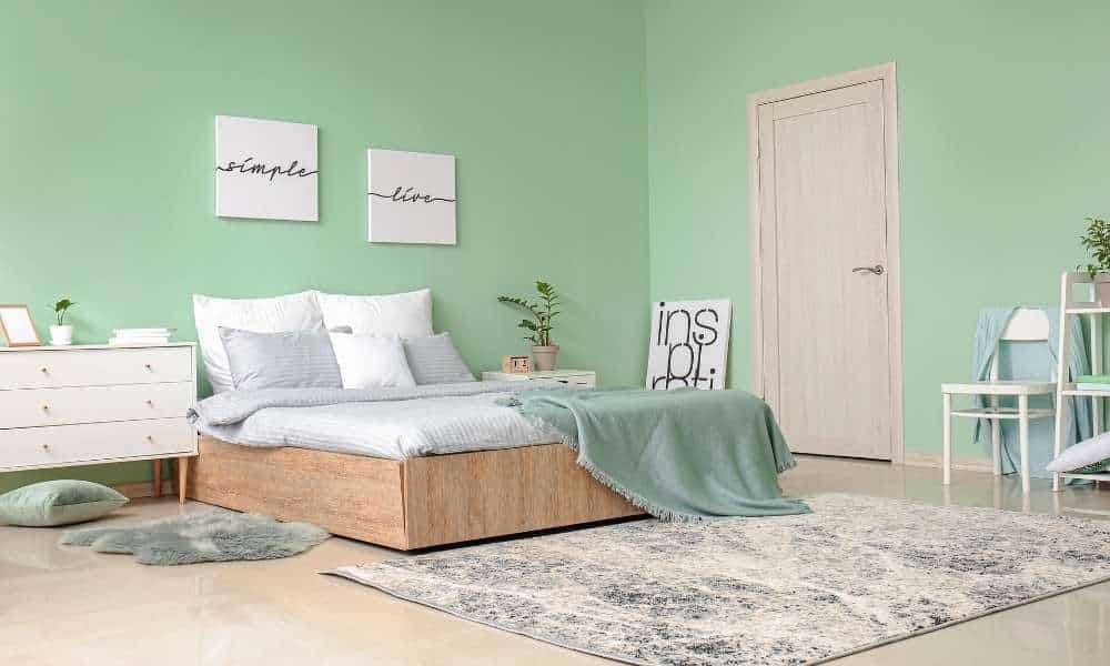 Contrasting Color Your Bedroom Door