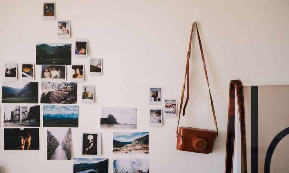 Create a Photo Wall Bedroom Door